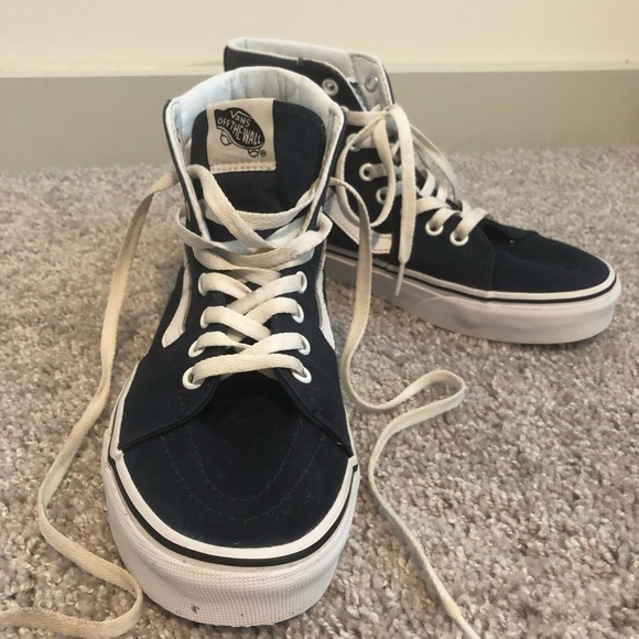 Vans SK8 Hi Blue Women’s Sneakers - Picture 1 of 7